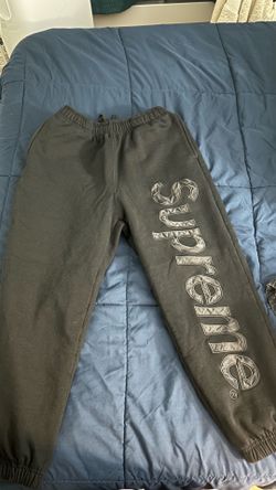 Supreme Satin Appliqué Sweatpant and Hoodie