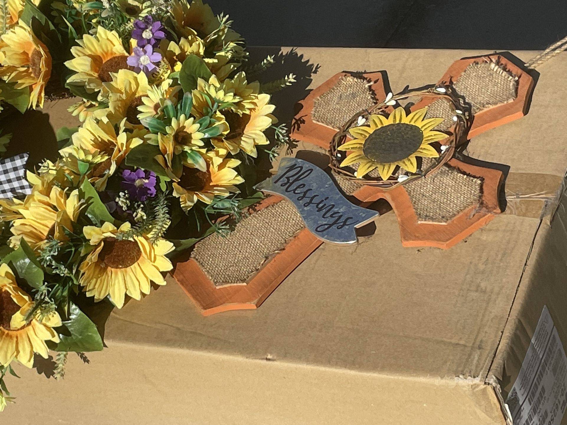 Wreath And Cross Set