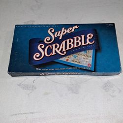 Super Scrabble Board Game In Excellent Condition (Is Complete Nothing Missing) Also Includes An  Additional Complete Scrabble Game