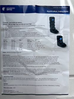 Short Medical Walking Boot — FREE