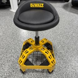Dewalt Adjustable Shop Stool With Casters Used Once!