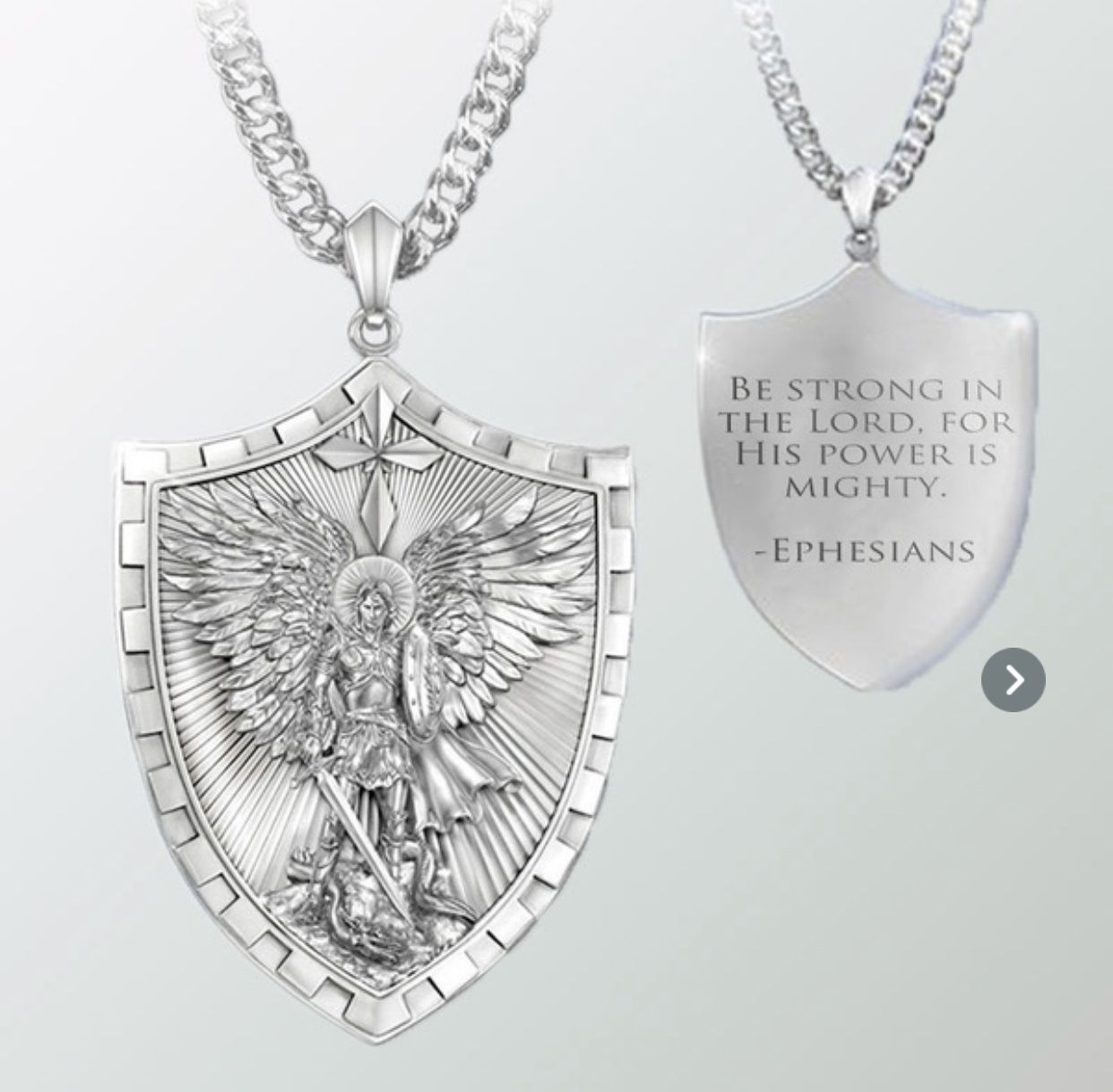 Angel Wings Shield Protection Necklace