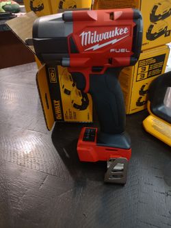 New Milwaukee M18 fuel 3/8" mid torque impact wrench tool only..$170