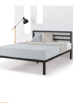 Mellow 14 inch metal platform bed full size