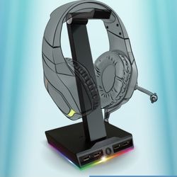 Headset Stand  Led Gaming 4 USB 