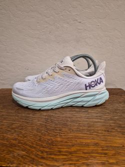 HOKA One One Clifton 8  Athletic Running Shoes 
Women's Size US 7.5 D Wide