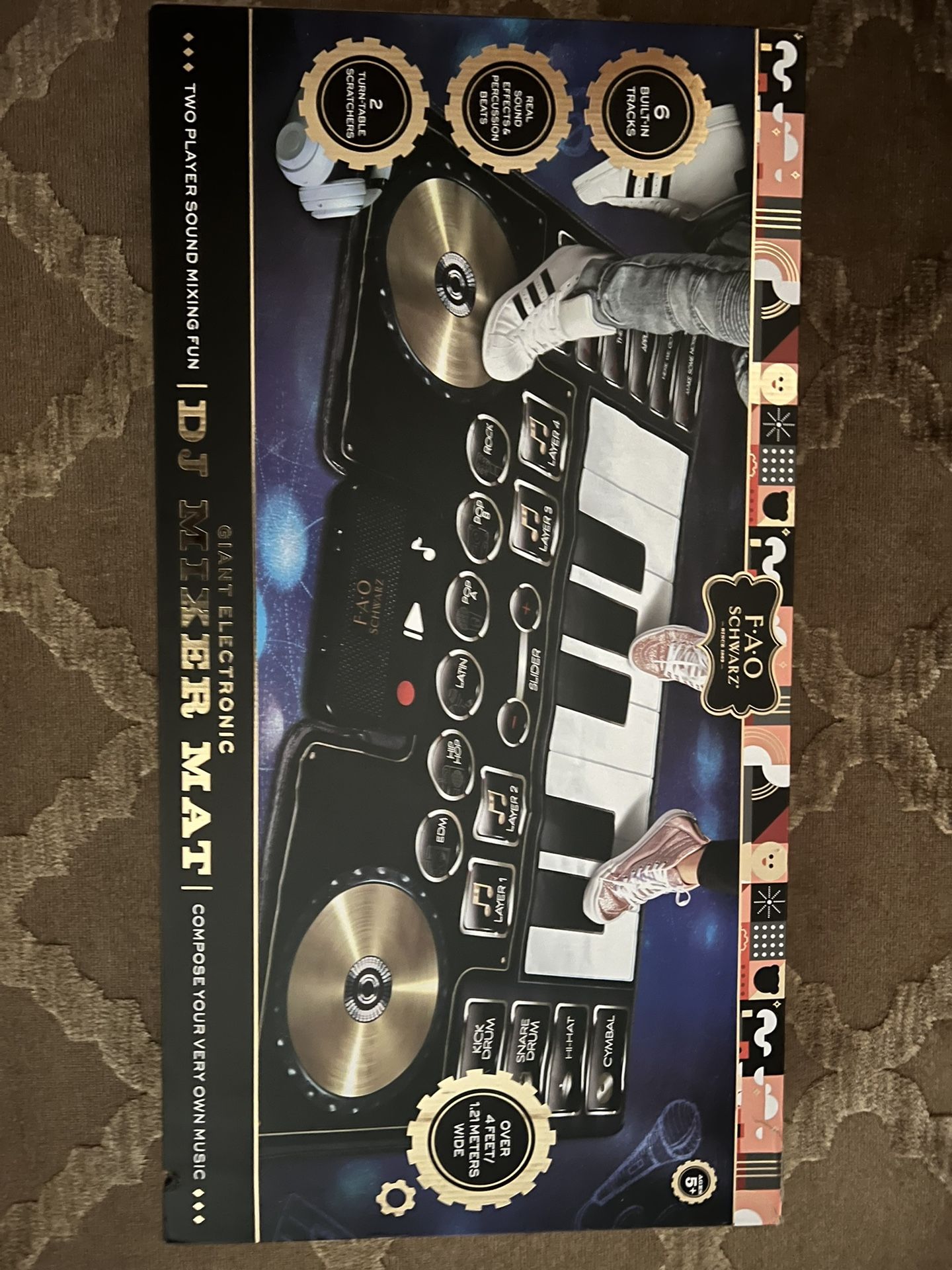 Toy: FAO Schwartz  DJ Mixer Mat