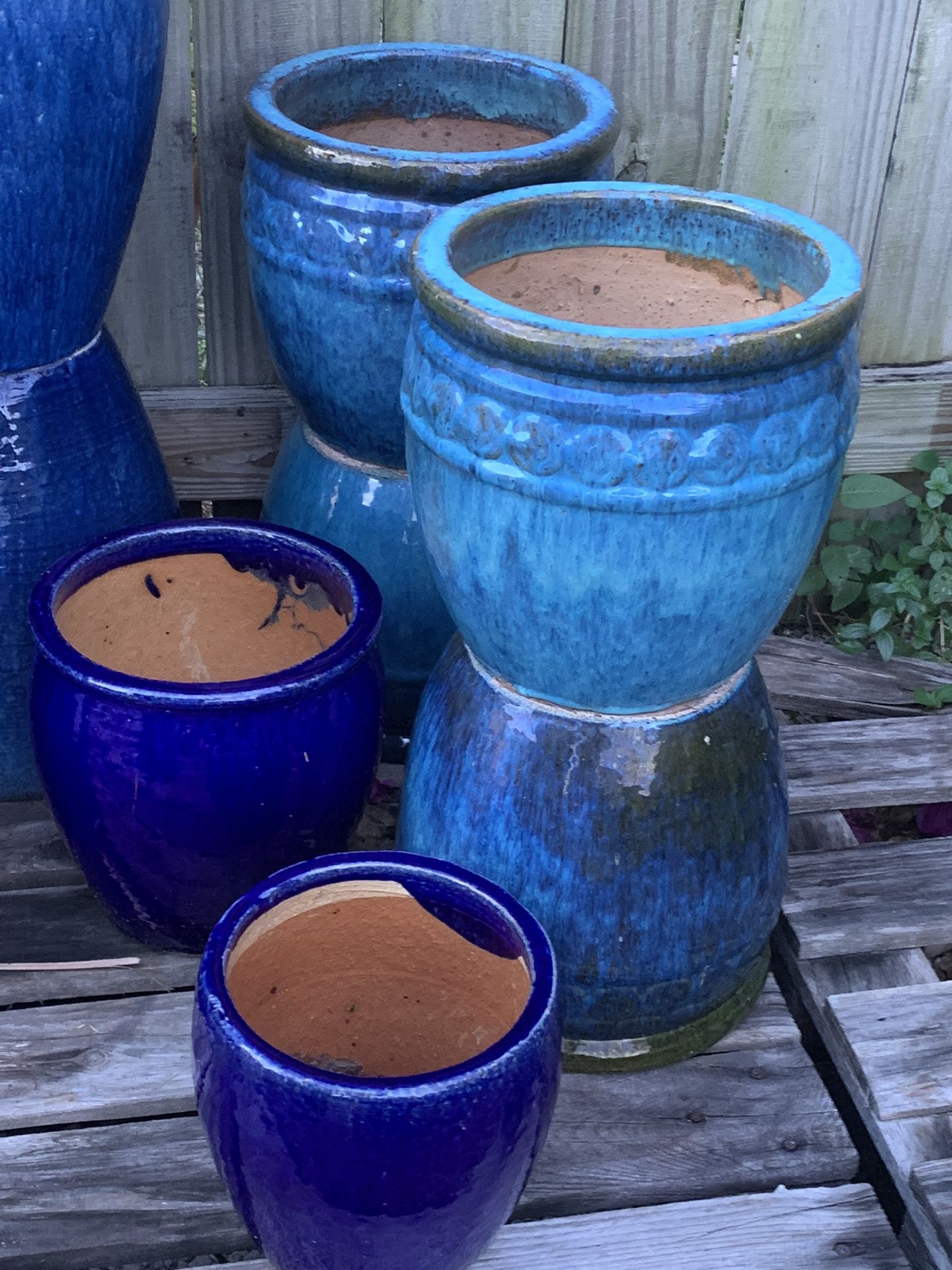 Ceramic Glazed Pots Brand New