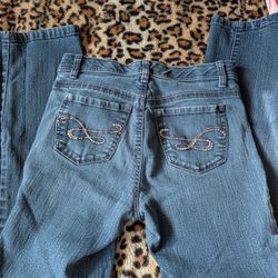 Y2k Bling Rhinestone Low Rise Jeans