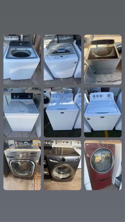 WASHER SAMSUNG 5.2 AMANA 3.5 MAYTAG 3.8 ‼️ Clean & 45 DAYS WARRANTY ‼️ Delivery FEE SAME DAY‼️