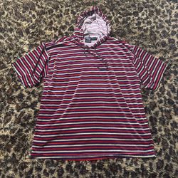 Striped Vintage T-Shirt Hoodie