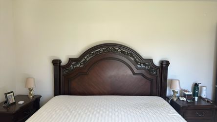 King size bed mattress, and two nice stand