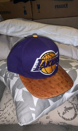 Lakers vintage croc skin hat mitchell and ness (Tradition)