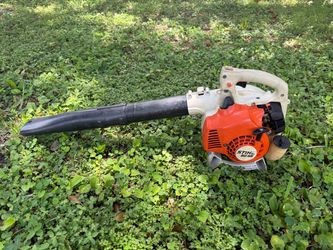 Lawn mower:Stihl handheld blower excellent condition work great