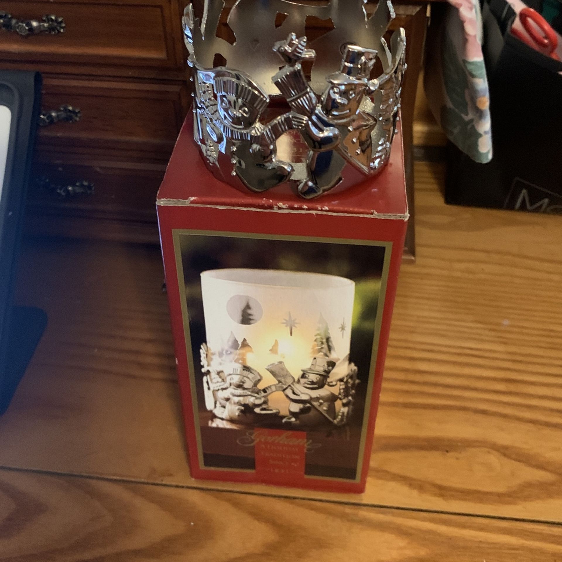 Gorhame Silver Plated Candle Holder