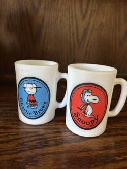Shot Glass Snoopy And Charlie Brown