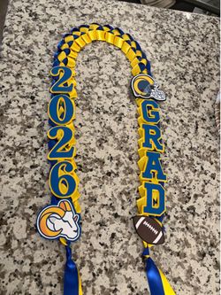 2026 LA Rams graduation Lei