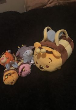 Disney New Winnie the Pooh Tsum Tsum Plush Set Purse