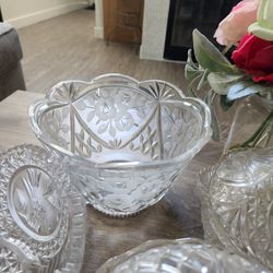 Es Cristal Fino Lo Vendo Todo Junto  En Buenas Condiciones 