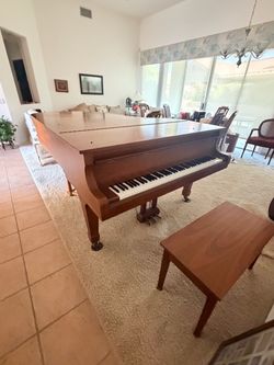 Baby Grand Piano with Bench