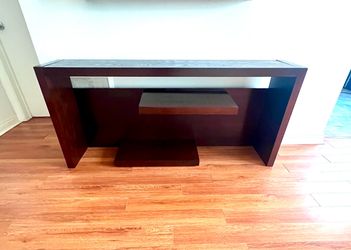 Pristine Modern Espresso TV Stand / Console Table - 64" Wide (Fits up to 70" TVs)