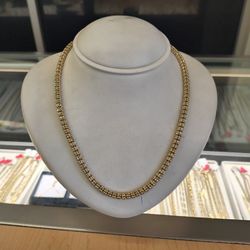 10k Gold Necklace 42.1 Grams 26 Long Layaway Available 10% Down If You Interested Please Make Sure You Ask For Maribel Thank You 