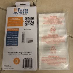 1 NEW Honeywell Replacement Filter-Monster - HEPA Clean Dual Action HEPA-Type Replacement Filter