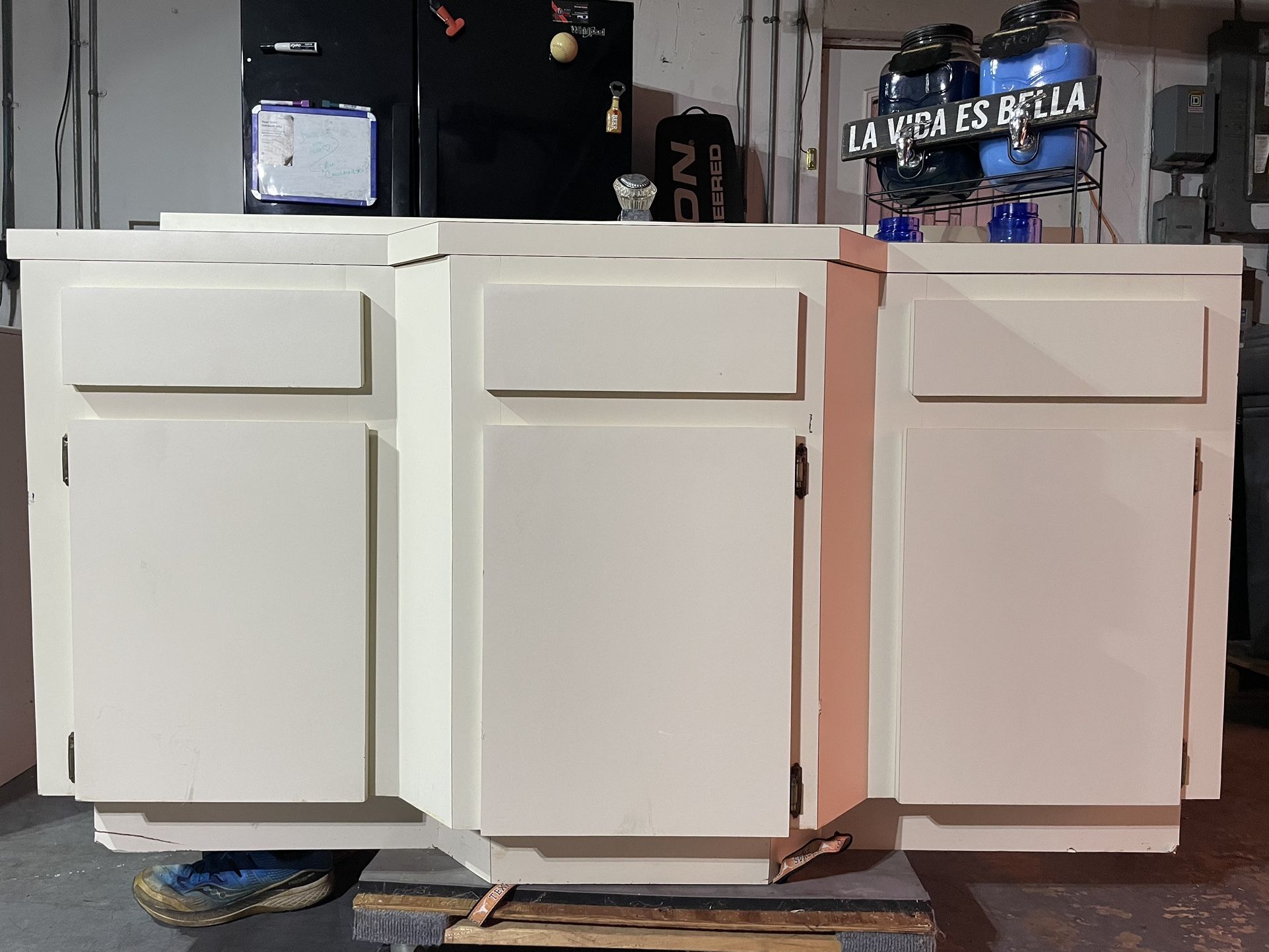 Bathroom cabinet with sink