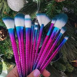 10pcs MAKEUP BRUSH SET 