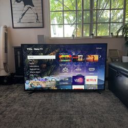 TCL 55” 4k Roku TV