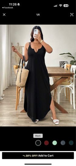 Black summer dress 3xl size 18