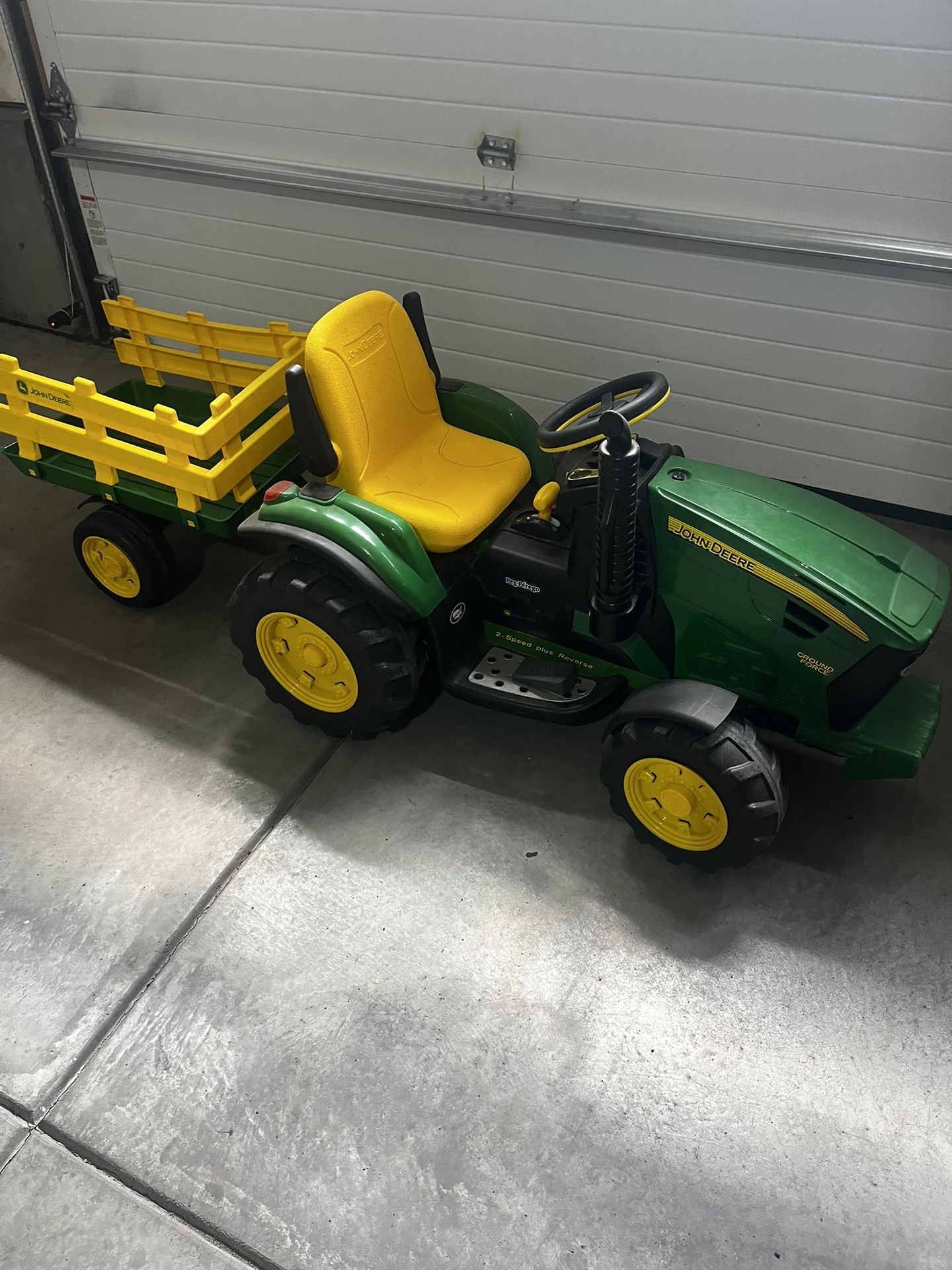 Power Wheel Tractor With Trailer