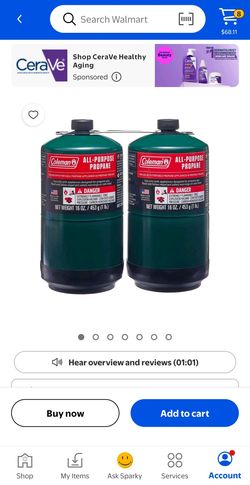 Coleman All-Purpose Propane Canisters 16 oz – 2 Pack
