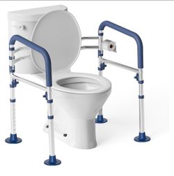 Loyoda Toilet Safety Frame for Seniors, Adjustable Toilet Safety Rail