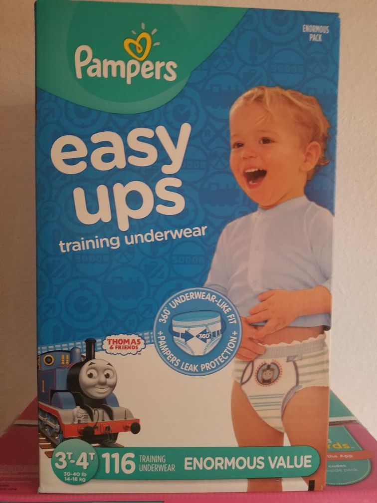 Pampers easy ups boys 3t 4t
