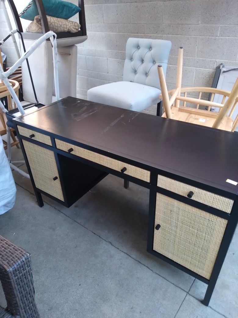 Strandburg Transitional Cherry Black Office Desk - Shop for Affordable Home  Furniture, Decor, Outdoors and more