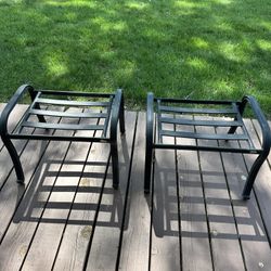 2 Aluminum Foot Stools, $10 For Both