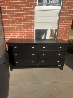 Black dresser