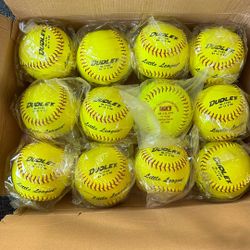 Dozen Brand New Dudley 11” Girls Fastpitch Softballs