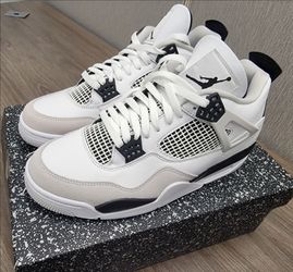 Nike Jordan 4s: Military Black (Men's size: 10 ½)