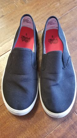 Slip-On Canvas Sneakers - Size 6