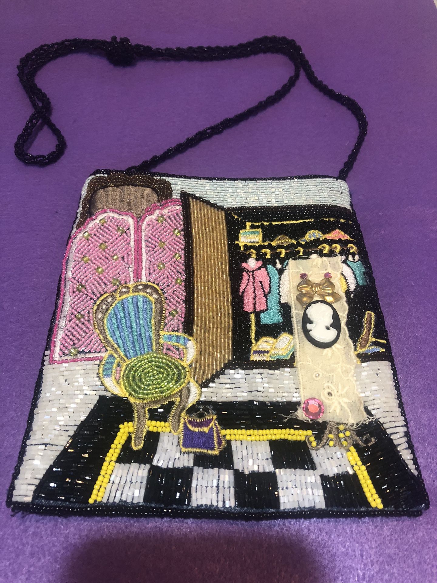 Beautiful Beaded Art Deco Bag