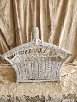 Wicker Magazine Holder