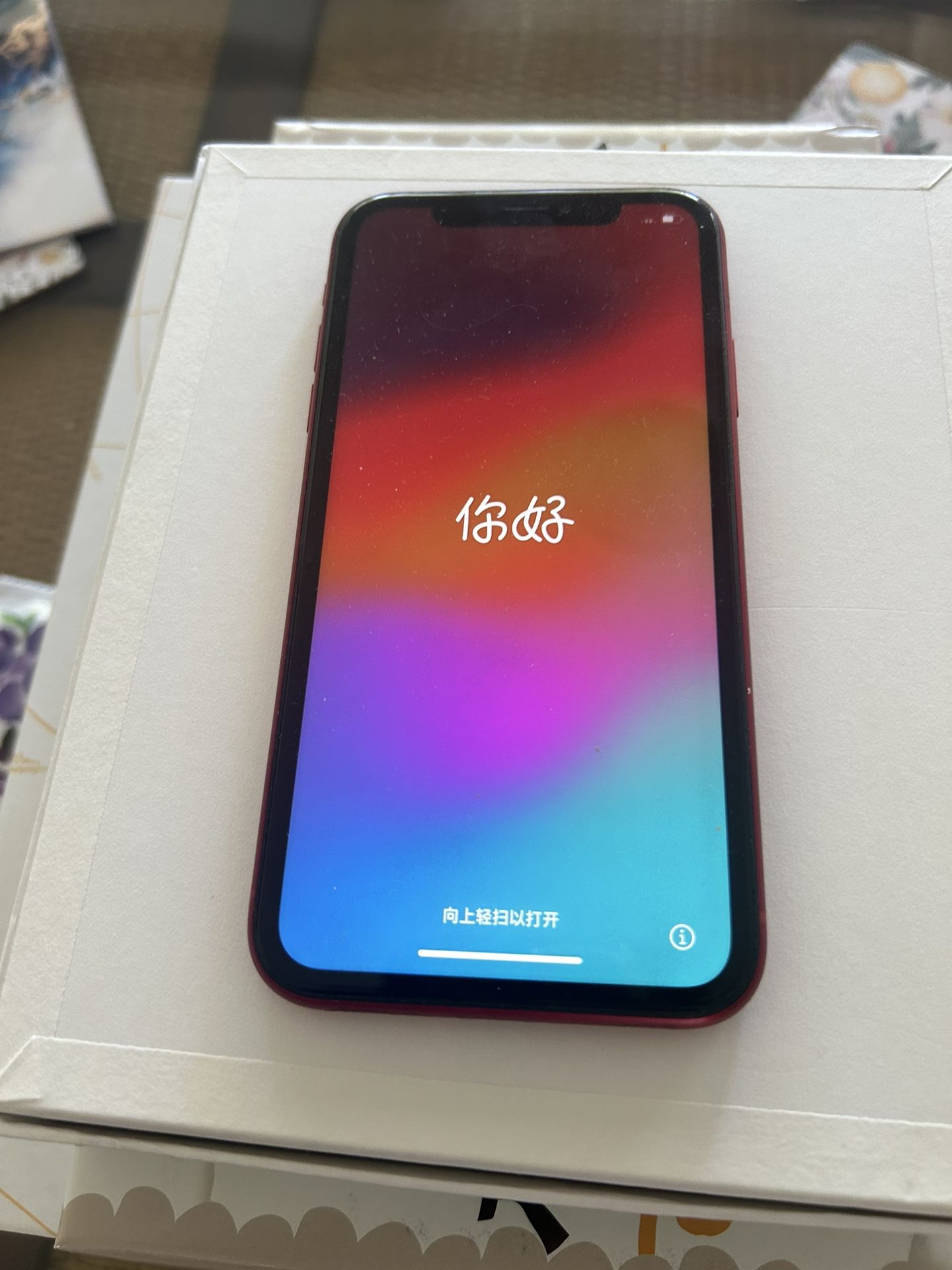 I PHONE 10 XR RED $75