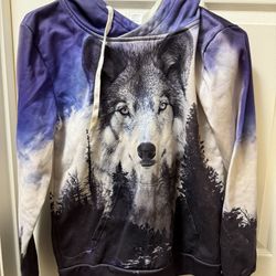 Wolf Sweatshirt Adult Small