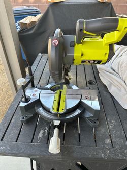 RYOBI ONE+ 18V Cordless 7-1/4 in. Compound Miter Saw (Tool Only)