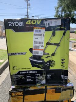 Ryobi Cordless Snowblower