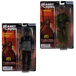 Mego Planet of the Apes General Ursus & Caesar Pair Action Figure 8 Inch on hand