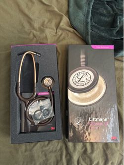 Gold littmann stethoscope