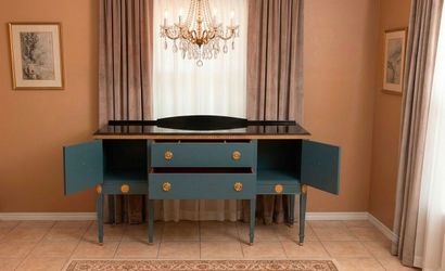 Majestic Luxury- Hard to find Neoclassical Regency  1(contact info removed)’s Sideboard – Collector’s Piece